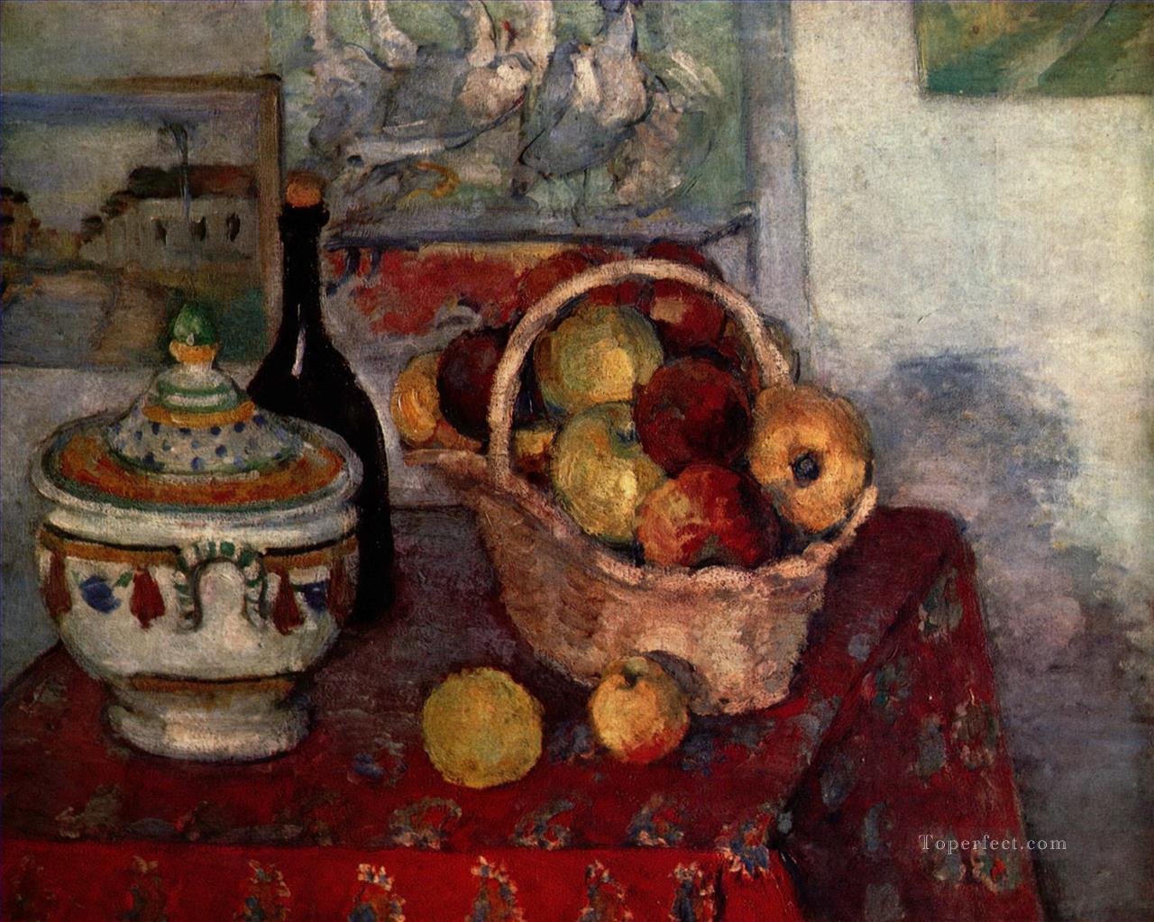 Still Life with Soup Tureen 1884 Paul Cezanne Oil Paintings